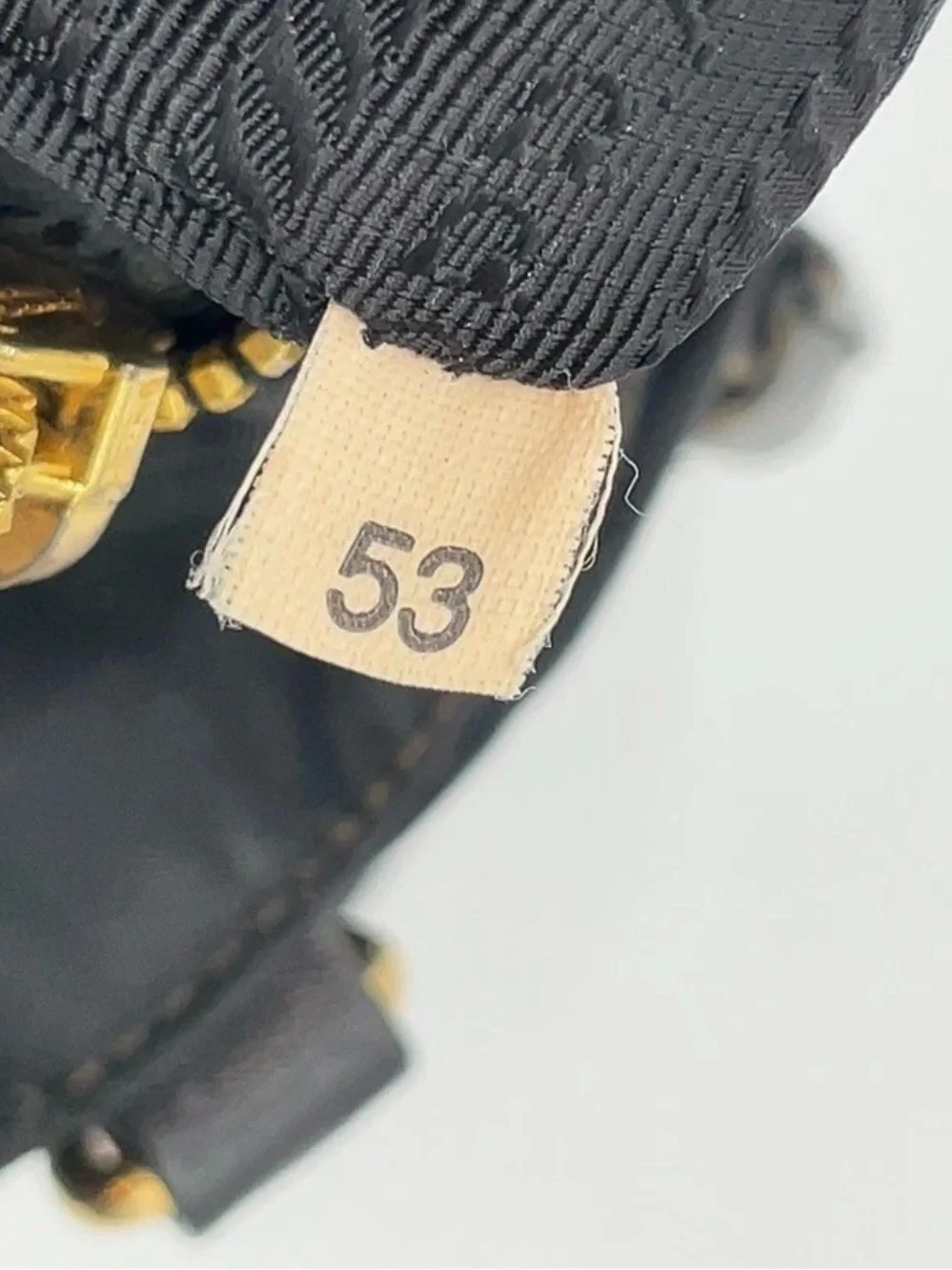 Prada Black Nylon Tessuto Shoulder Bag Satchel Gold Hardware